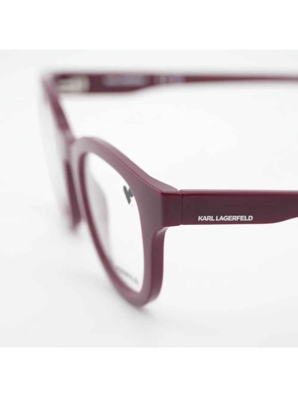 Karl Lagerfeld KL6177 601 Eyeglasses Burgundy 47mm Round Frame